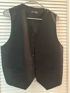 Lorenzo Black Men's Formal Vest
